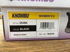 (4) Khombu Womens All Weather Memory Foam Boots (Black Sizes 6 & Brown Size 6)