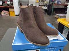 (2) Draper James Women’s Heeled Boots (Black & Brown Size 10)