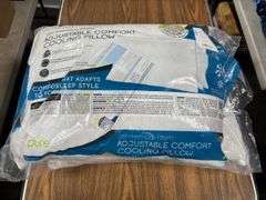 Charisma Queen Sheet Set & 2pk PureLux Memory Foam Adjustable Cooling Pillows