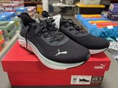 (2) Puma Women’s Sophia EVO Sneakers (Black Size 9 & Cream Size 9)