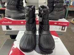 (4) Chooka Women’s Waterproof Insulated Snow Boots (Black Size 9)