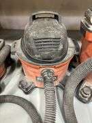 (3) Ridgid NXT Wet/Dry Shop Vacuums - (2) 10gal & (1) 12gal *Tested/Works
