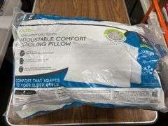 Hotel Signature Queen Sheet Set & 2pk PureLux Queen Adjustable Cooling Pillows