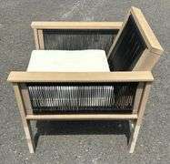 TK Classics 2 Arm Chairs + 1 Planked Coffee Table Set *NIB