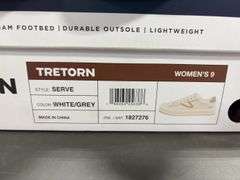 (3) Tretorn Women’s ‘Serve’ Sneakers (White/Gray Size 8/ 9)