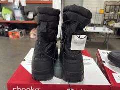 (2) Chooka Women’s Waterproof Insulated Snow Boots (Black Size 11)