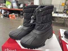 (3) Chooka Women’s Waterproof Insulated Snow Boots (Black Size 7)