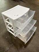 Sterilite 3-Drawer Plastic Organizer