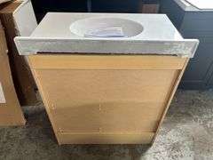 Style Selections ‘Ellenbee’ Vanity with Top - Gray/White