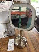 Conair Halo LED Double-Sided 1x/10x Vanity Mirror