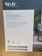 Style Selections Kenwood Wocker Conversation Set *MISSING HARDWARE