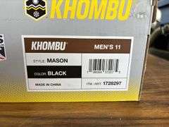 (3) Khombu Men’s Hybrid Winter Boots (Black Size 8/ 11/ 13)