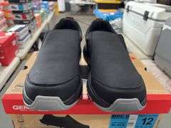 (2) Gerry Moc II Men’s Slip On (Brown Size 12 & Black Size 12)