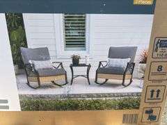 Style Selections Kenwood Wocker Conversation Set *MISSING HARDWARE
