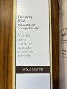 (4) Assorted Curtain Rods