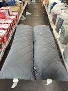 (2) Grey Body Pillows