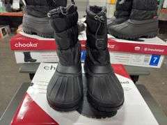 (3) Chooka Women’s Waterproof Insulated Snow Boots (Black Size 7)
