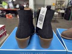 (2) Draper James Women’s Heeled Boots (Black & Brown Size 10)
