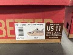 (2) Puma Rocket Fuel Sneakers (Gray Size 12/ 11) & (1) ZIP C Sneaker (Black Size 13)