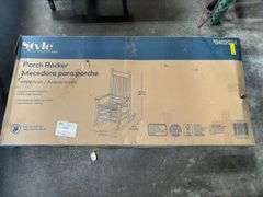 Style Selections Porch Rocker - White