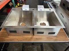 Kohler Decree Fab Stainless Steel Dual-Bin Sink