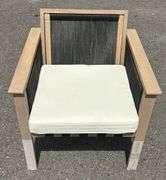 TK Classics 2 Arm Chairs + 1 Planked Coffee Table Set *NIB