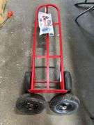 Milwaukee Heavy Duty D-Handle Hand Truck w/ Spare Tires