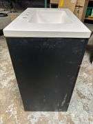Style Selections 30-in Vanity with Top and Mirror - Black