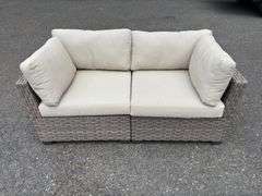 TK Classics Medium Brown 2-Piece Patio Couch Set *NIB