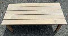 TK Classics 2 Arm Chairs + 1 Planked Coffee Table Set *NIB