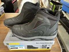 (3) Khombu Men’s Hybrid Winter Boots (Black Size 8/ 11/ 13)
