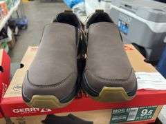 (3) Gerry MOC II Men’s Slip Ons (Black & Brown Size 9.5)