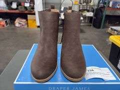 (2) Draper James Women’s Heeled Boots (Black & Brown Size 10)