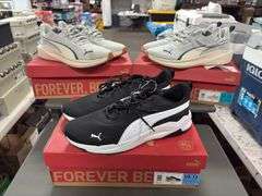 (2) Puma Rocket Fuel Sneakers (Gray Size 12/ 11) & (1) ZIP C Sneaker (Black Size 13)