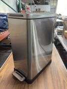 Moxie 10gal Stainless Steel Step Trash Can