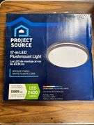 Project Source 13" Round Flushmount Lights, 15" LED Flushmount Light & 17" LED Flushmount Light