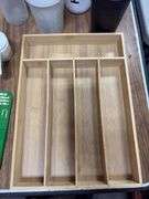Box of Assorted Kitchen Supplies - Tupperware, Starbucks Tumblers, Silverware Organizer, Etc.