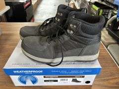 (2) Weatherproof Men’s All Weather Work Boots (Black/Gray Size 11 & 13)