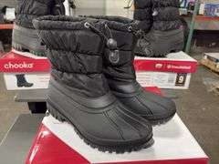 (4) Chooka Women’s Waterproof Insulated Snow Boots (Black Size 9)