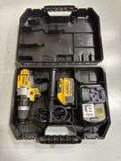 (2) DeWalt Cordless 20v Max XR Hammer Drill/Driver Kits w/ Battery & Charger *Tested/Works