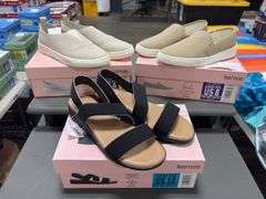 (3) Kensie Womens Slip Ons / Sandals - SEE DESCRIPTION -