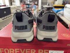 (1) Puma Mens Rocket Fuel (Black Size 10.5) & (1) Puma Zip C Sneakers (Gray Size 8.5)