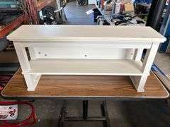 Allen+Roth White Wall Mount 2-Tier Shelf