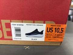 (1) Puma Mens Rocket Fuel (Black Size 10.5) & (1) Puma Zip C Sneakers (Gray Size 8.5)