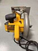 DeWalt Corded Type II Impact Wrench & Type I Corded 7-1/4" Circular Saw *Tested/Works