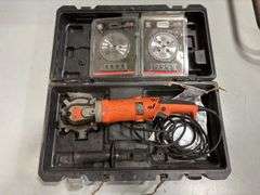 Benner/Newman Cutting Edge Rebar Cutting Saw w/ Extra Blades & Case - Corded *Powers
