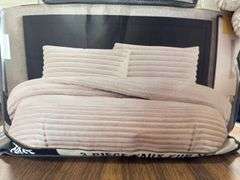 Frye 3pc King Comforter Set - Cream