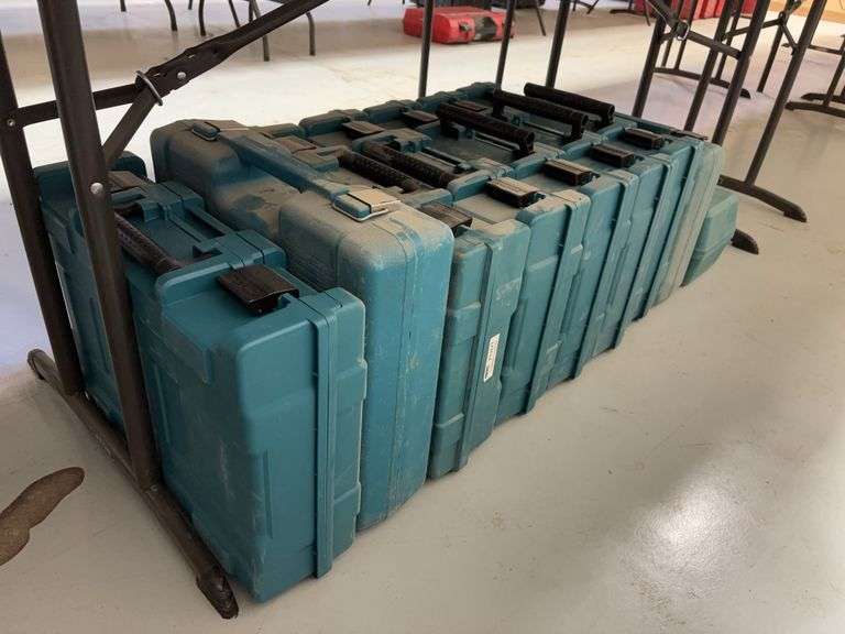 (9) Assorted Makita Tool Carry Cases