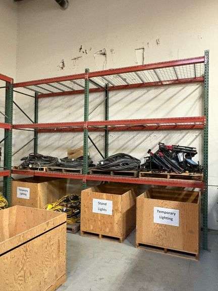 (3) Sections of Pallet Racking (Check Description)