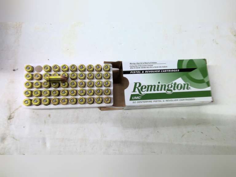 REMMINGTON 9MM LUGER, 50 CARTRIDGES